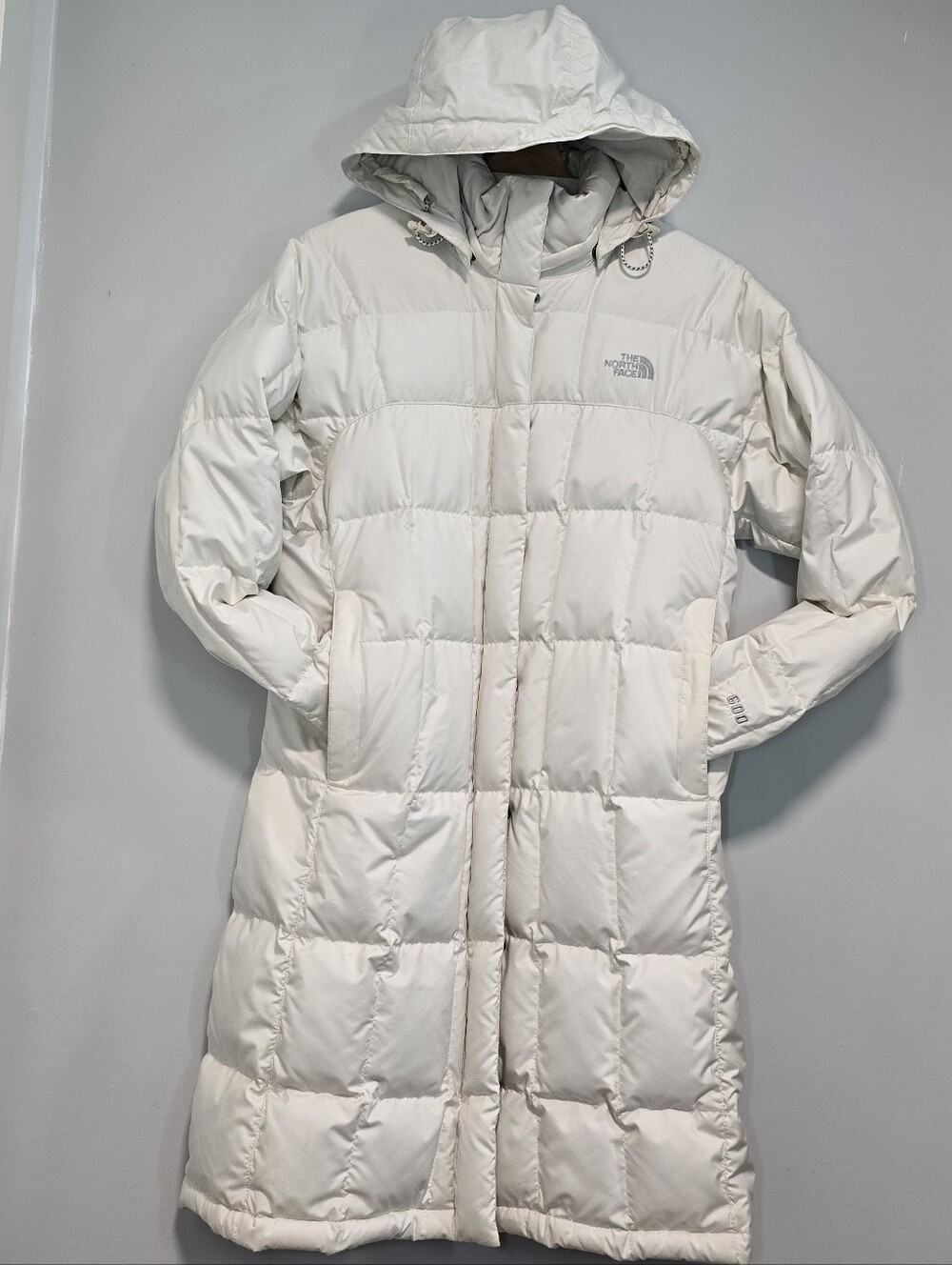 The North Face Women's White Long Down Parka